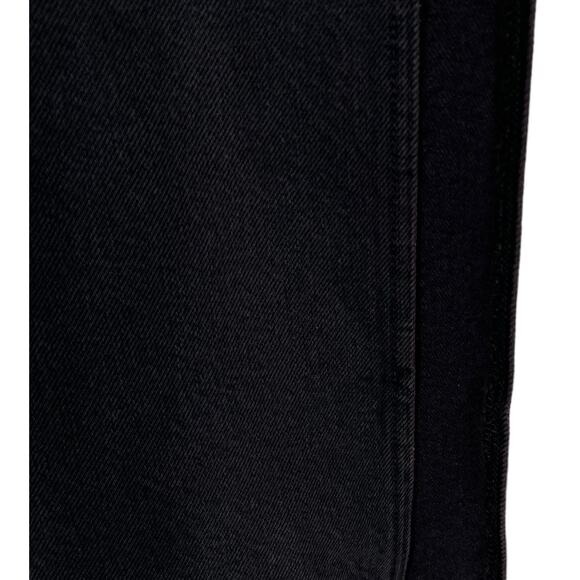 Good American jeans Good Boy straight side slit black size 15 - Picture 3 of 8